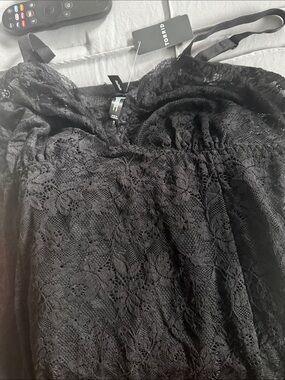 torrid Black Floral Lace Cami Top